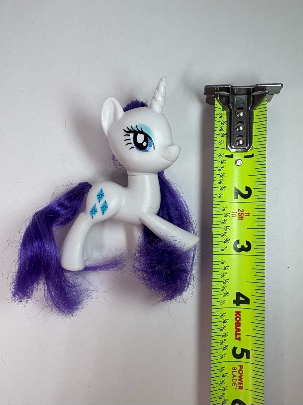 My Little Pony G4 Rarity 3" Figure Friends of Equestria Brushable Loose MLP - Picture 6 of 6